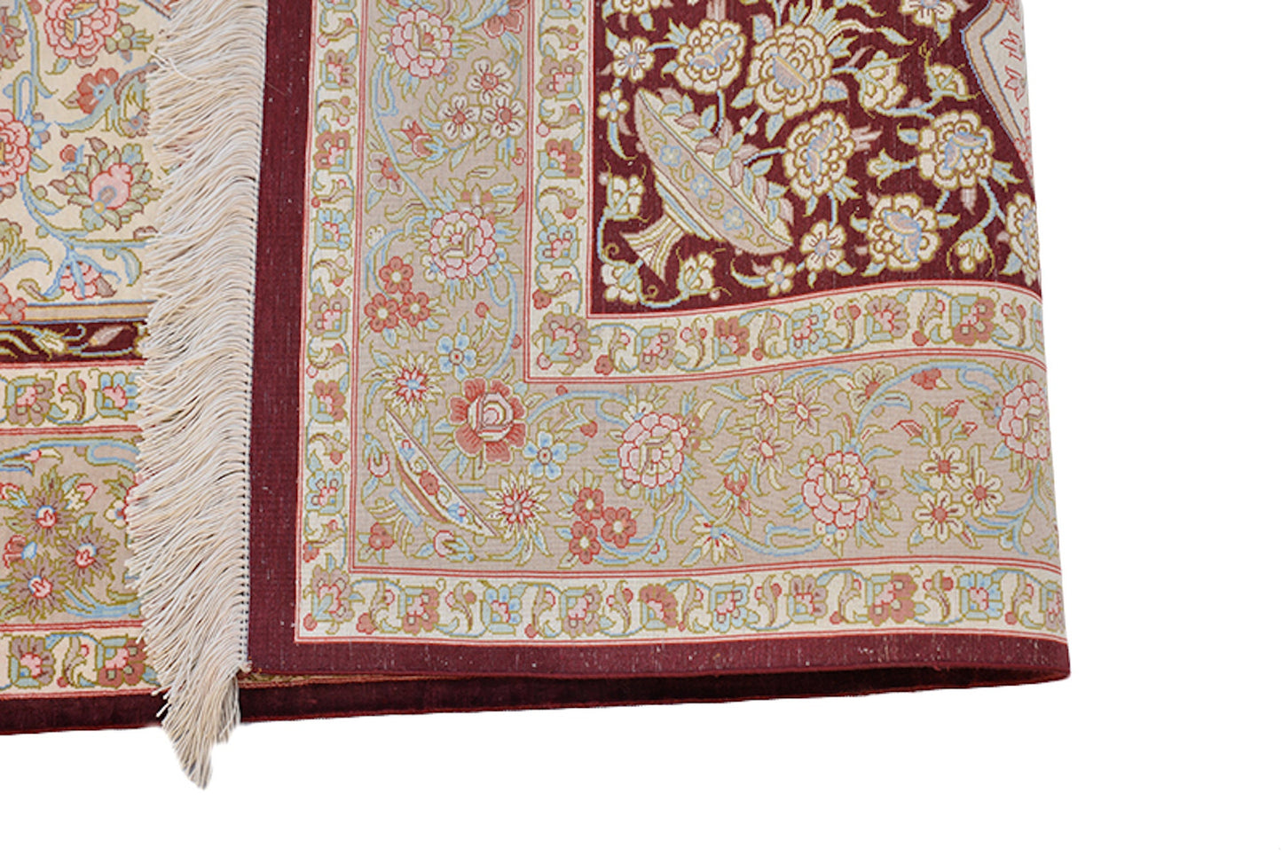 3 x 5 Feet Brown Pink Medallion Rug | Handmade Area Rug | Oriental Persian Rug | Bedroom Rug | Wool Traditional Vintage