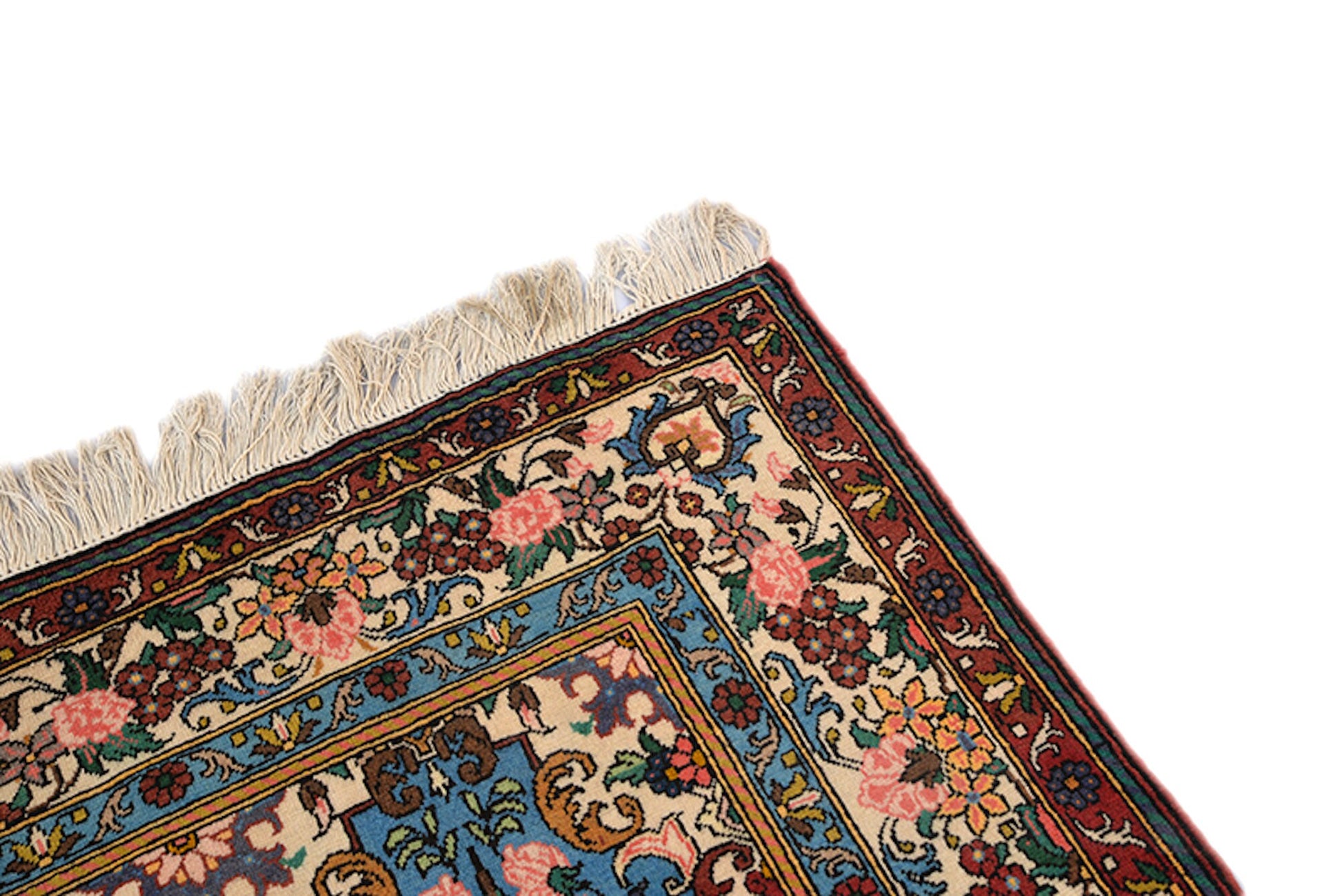 5 x 8 Colorful Floral Trellis Rug | Handmade Oriental Area Rug | Persian Caucasian Rug