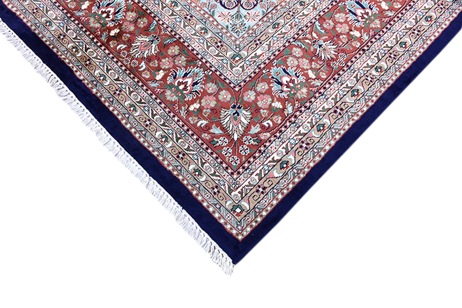 9 x 12 Feet Colorful Floral Medallion Rug | Hand Woven Area Rug | Oriental Persian Caucasian Rug | Living Room Rug| Wool Traditional Vintage