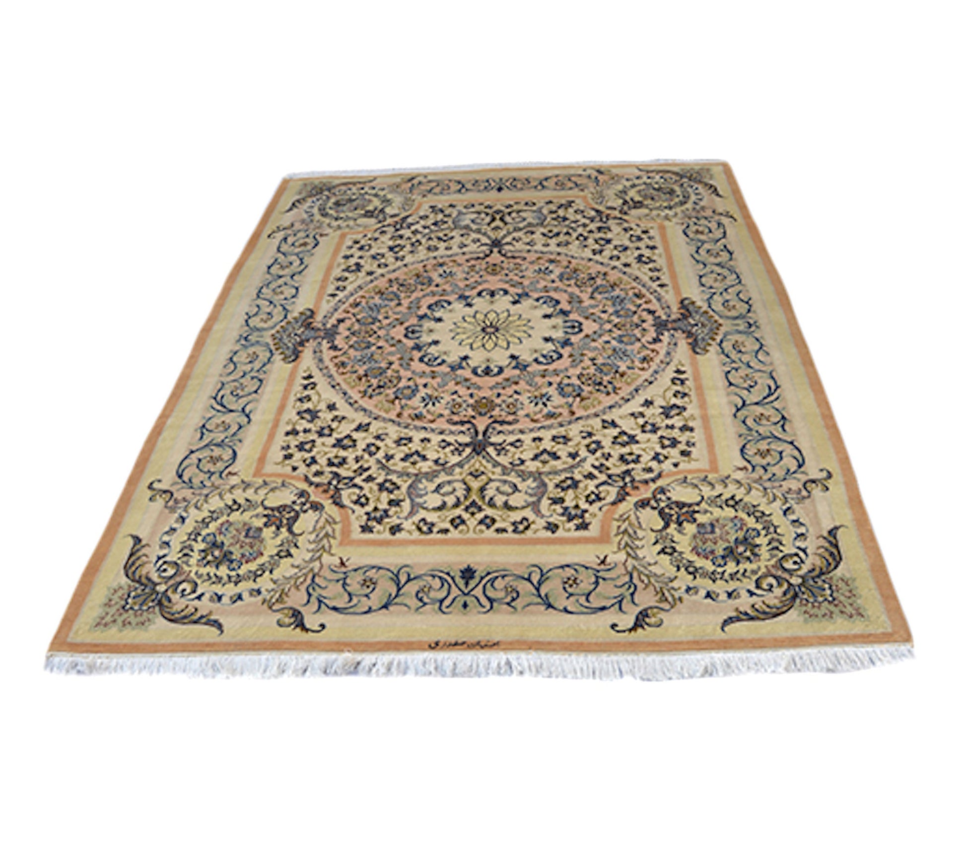 6 x 10 Feet Colorful Floral Medallion Rug | Hand Woven Area Rug | Oriental Persian Caucasian Rug | Bedroom Rug | Wool Traditional Vintage