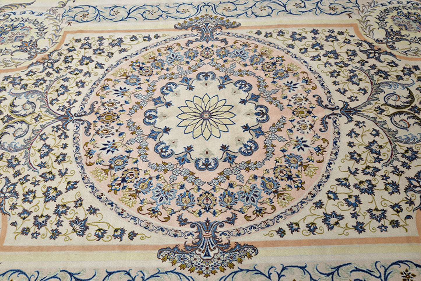 6 x 10 Feet Colorful Floral Medallion Rug | Hand Woven Area Rug | Oriental Persian Caucasian Rug | Bedroom Rug | Wool Traditional Vintage