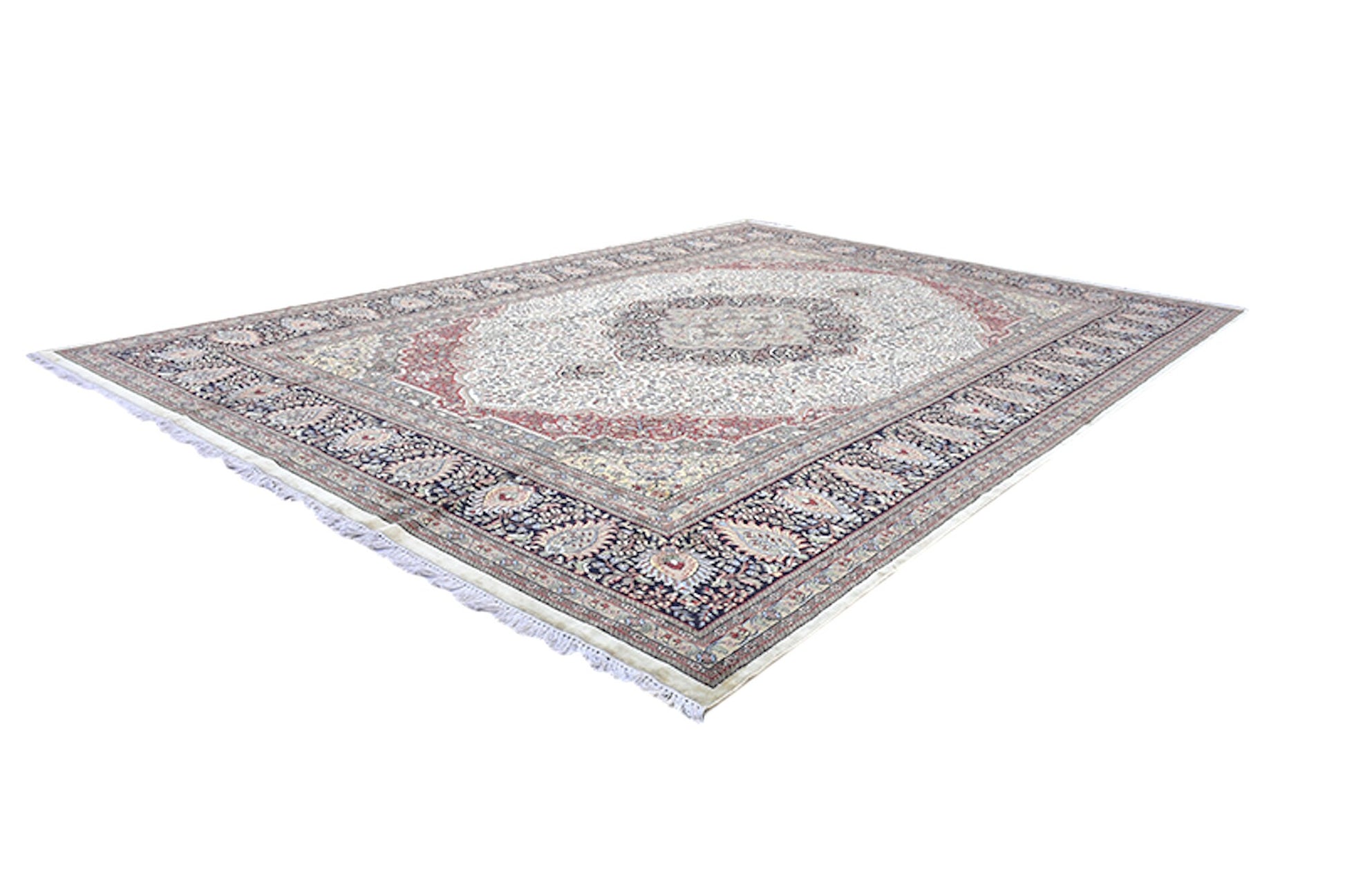 10 x 14 Feet Multi Color Floral Rug | Handmade Area Rug | Oriental Persian Caucasian Rug | Living Room Rug | Wool Traditional Vintage
