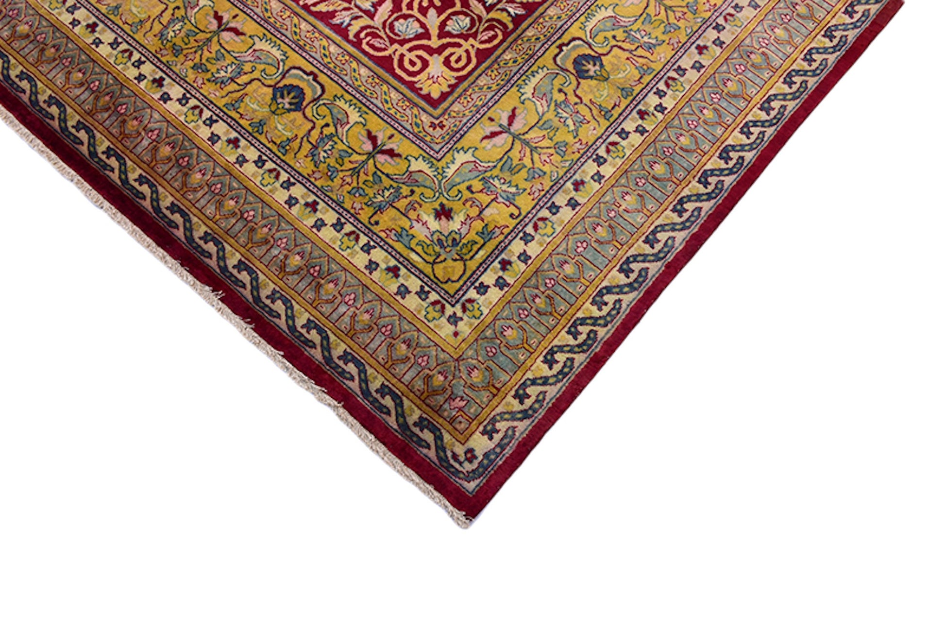 9 x 12 Feet Multi Color Oriental Rug | Hand Woven Area Rug | Oriental Persian Caucasian Rug | Living Room Rug | Wool Traditional Vintage