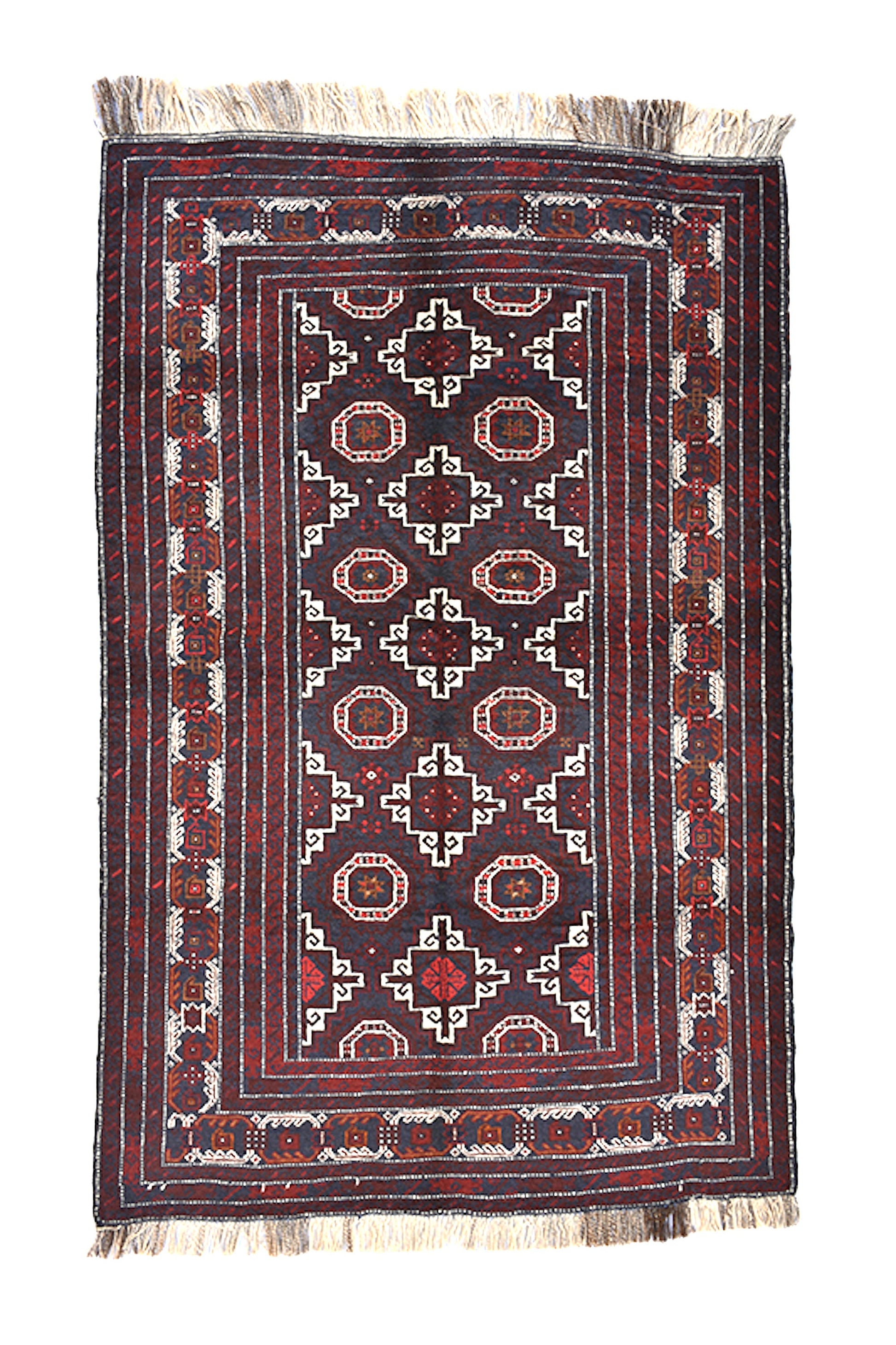 One of a kind Dark Antique Rug | 4 x 6 Turkish Caucasian Rug | Living Room Rug | Accent Hand Knotted Wool Rug | Oriental Geometric Pattern