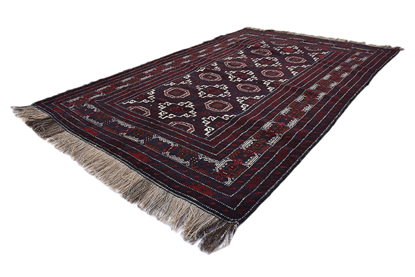 One of a kind Dark Antique Rug | 4 x 6 Turkish Caucasian Rug | Living Room Rug | Accent Hand Knotted Wool Rug | Oriental Geometric Pattern