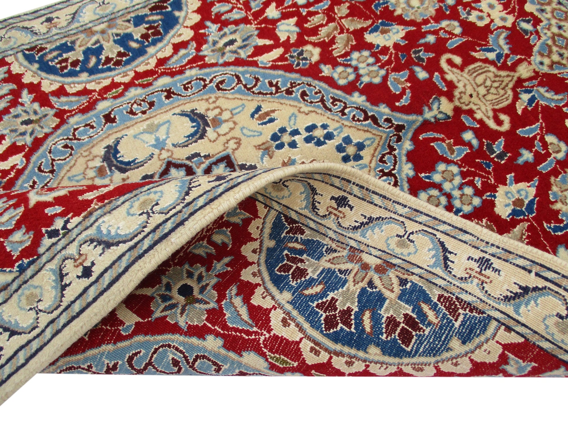 3 x 4 Feet Red Beige Turkish Caucasian Rug | Hand Woven Area Rug | Oriental Persian Rug | Living Room Rug | Accent Floral Pattern Wool Rug