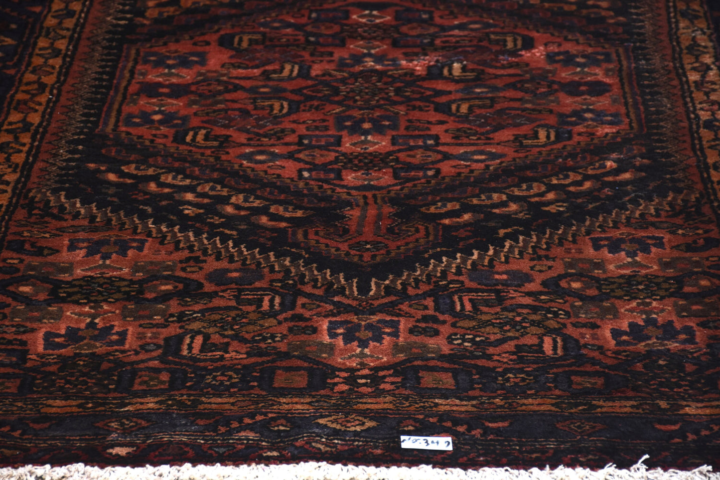 Rose Gold Blue 4x7  Vintage Rug | Tribal Oriental Persian Rug | Kazak Bohemian Rug | Handmade Rug