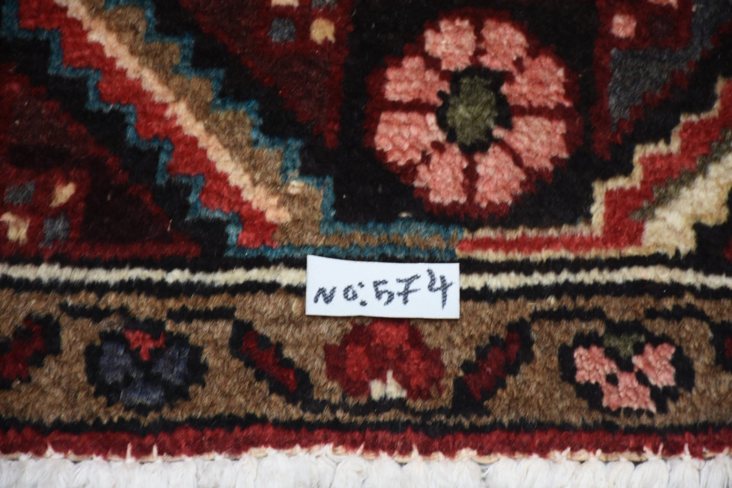 Red 5x12 Vintage Rug | Tribal Oriental Persian Rug | Kazak Bohemian Rug | Handmade Rug