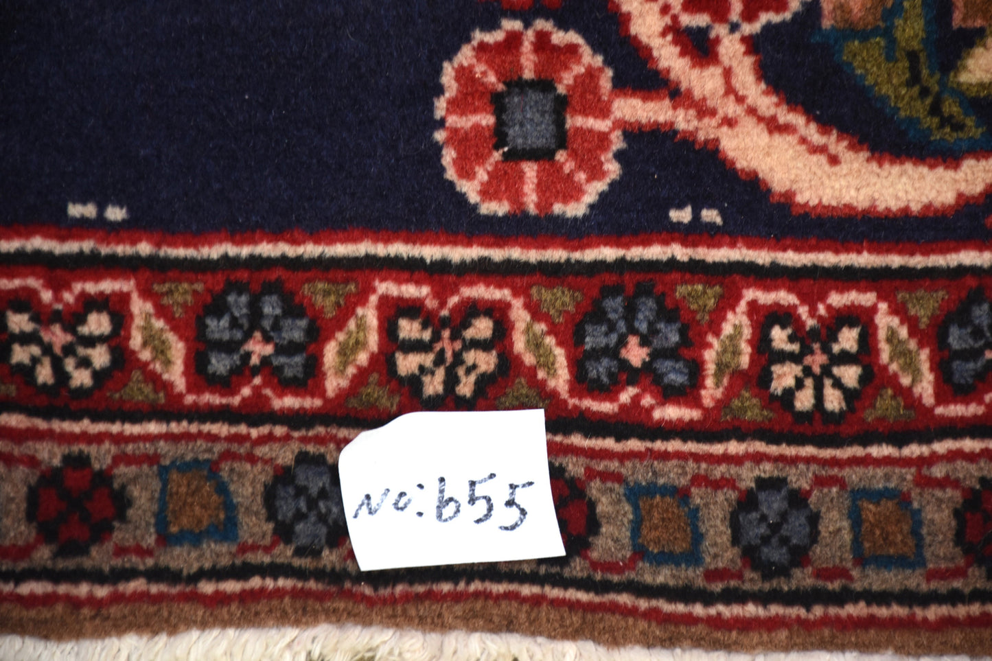 Red Blue 7x10 Vintage Rug | Tribal Oriental Persian Rug | Kazak Bohemian Rug | Handmade Rug