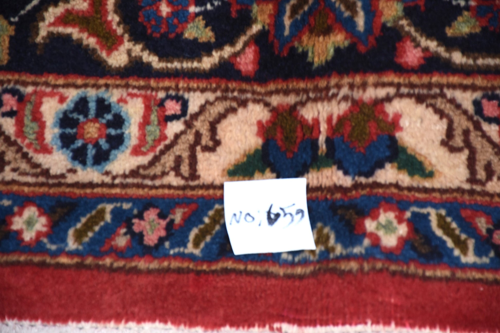 Red Blue 7x10 Vintage Rug | Tribal Oriental Persian Rug | Kazak Bohemian Rug | Handmade Rug