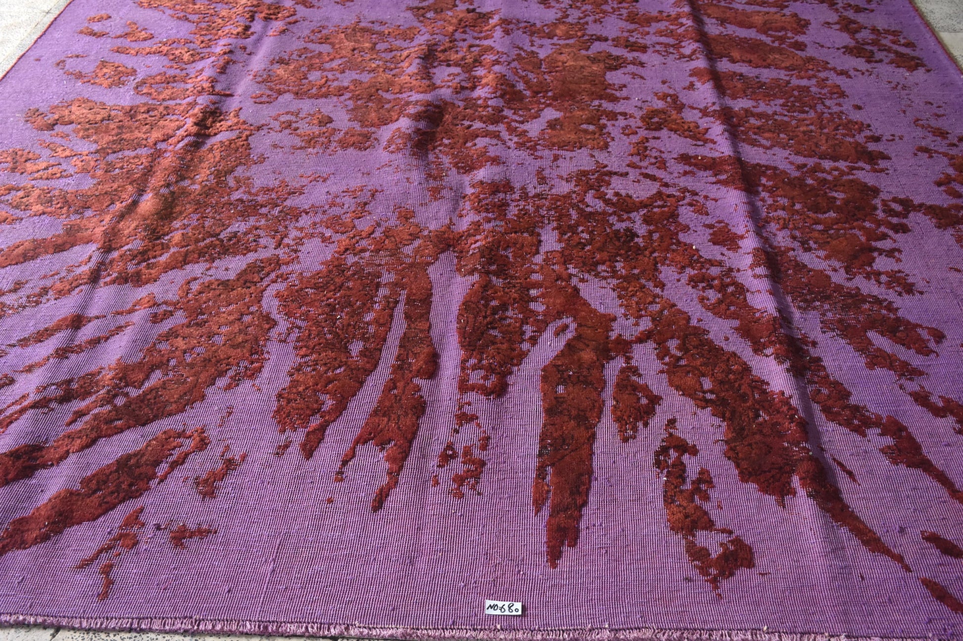 Pink Red 9x11 Vintage Rug | Tribal Oriental Persian Rug | Kazak Bohemian Rug | Handmade Rug