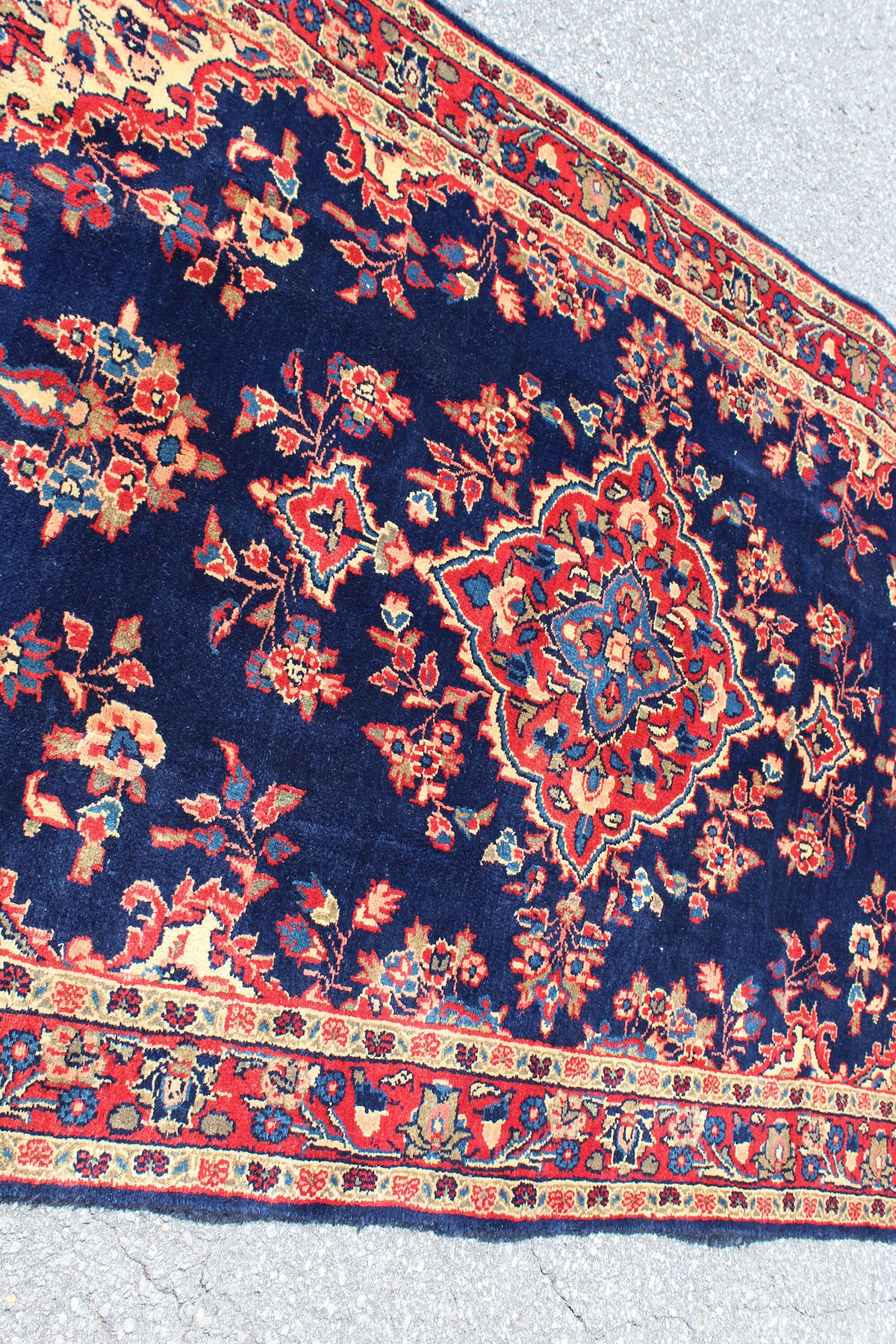Red 4x7 Vintage Rug | Tribal Oriental Persian Rug | Kazak Bohemian Rug | Handmade Rug