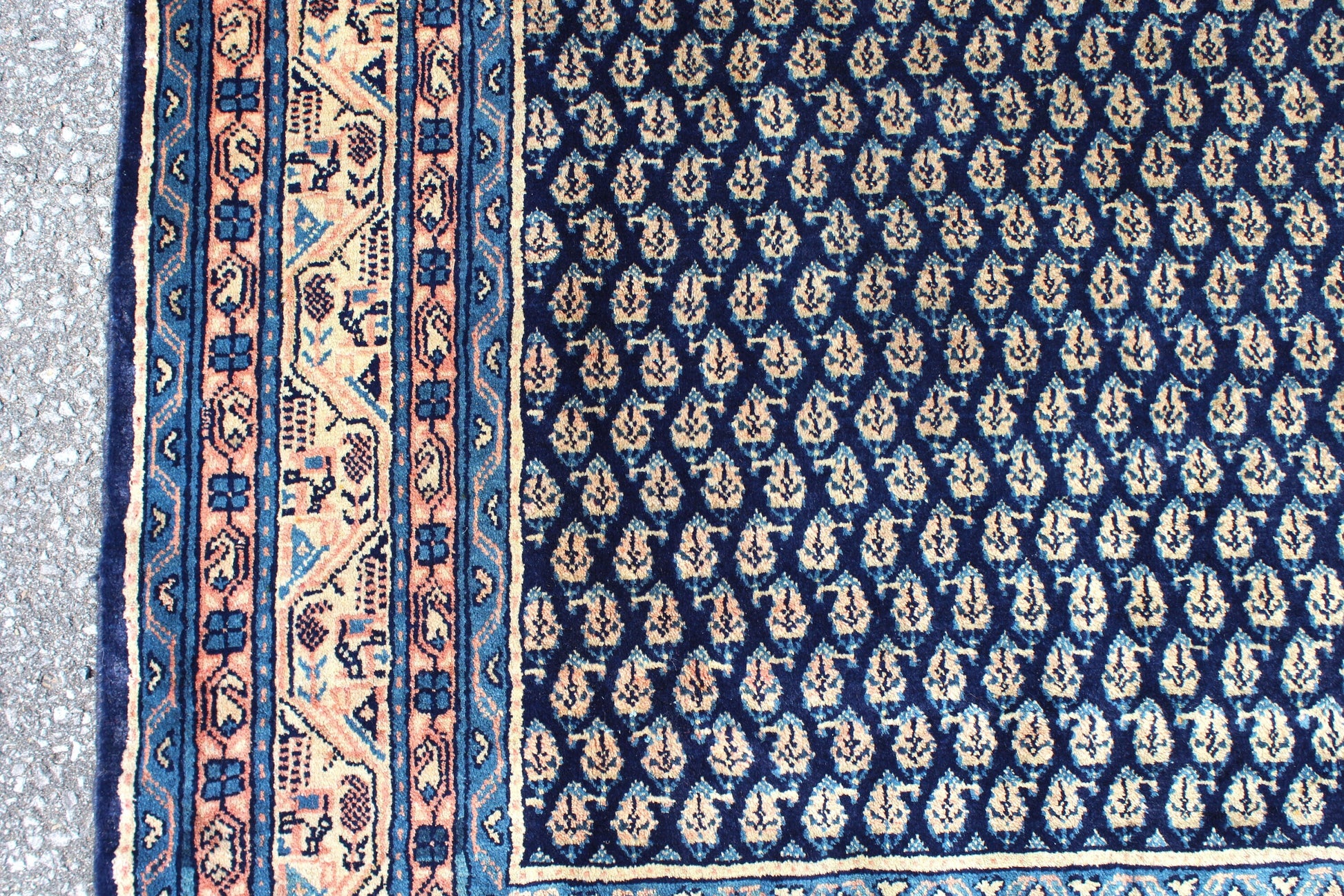 Red 4x7 Vintage Rug | Tribal Oriental Persian Rug | Kazak Bohemian Rug | Handmade Rug