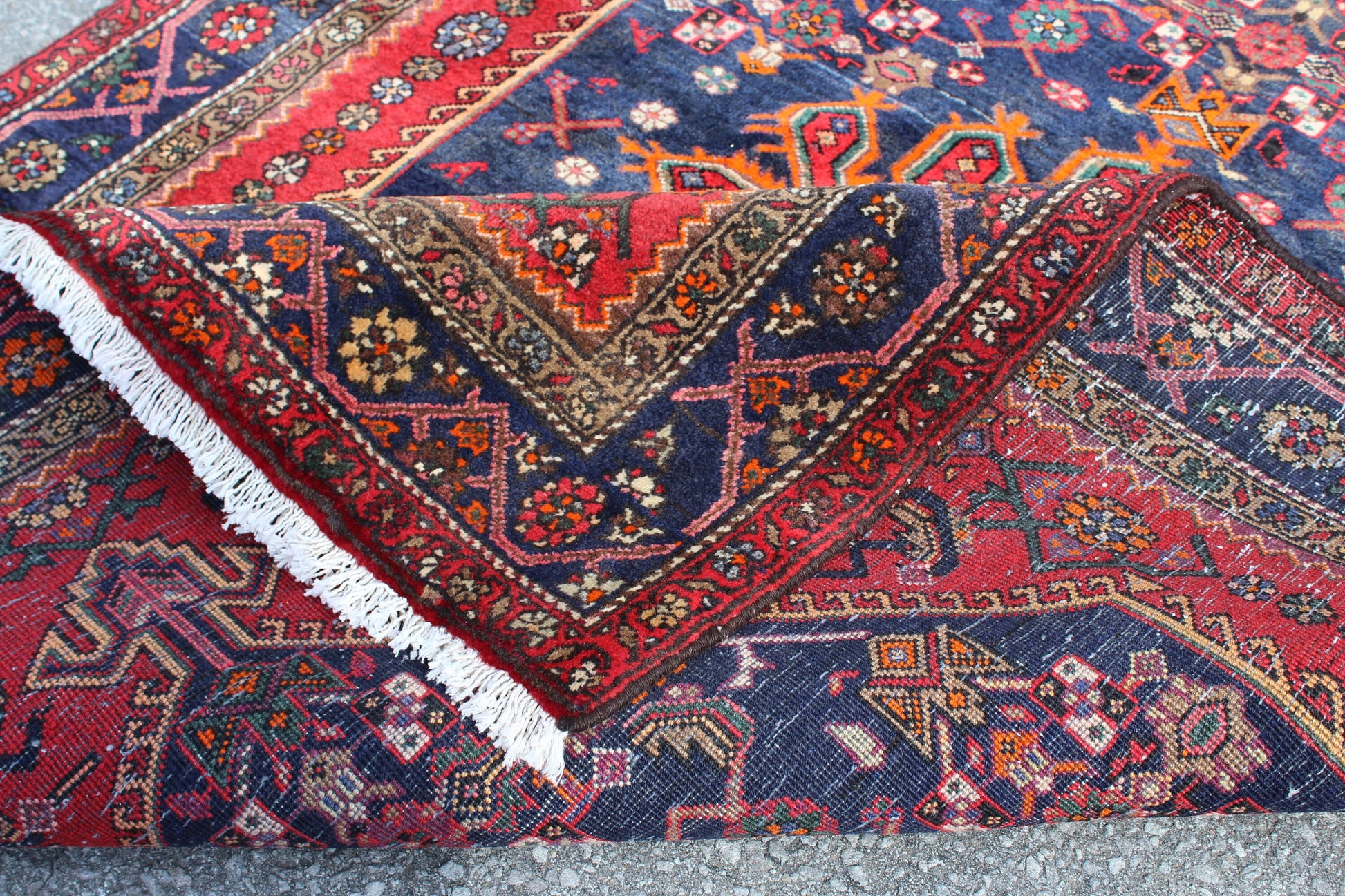 Pink Black 5x7 Vintage Rug | Tribal Oriental Persian Rug | Kazak Bohemian Rug | Handmade Rug6