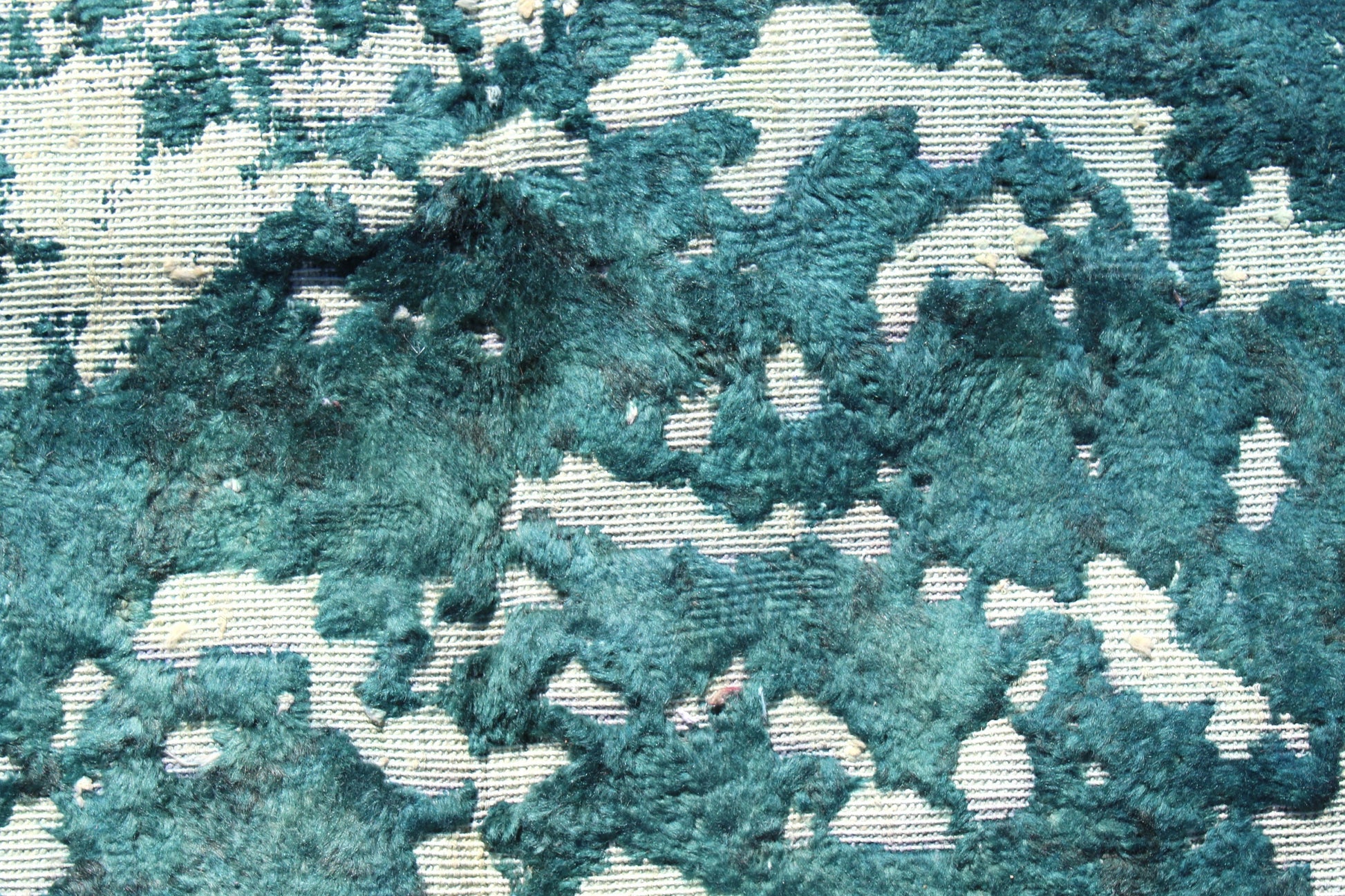 White Green 6x8 Vintage Rug | Tribal Oriental Persian Rug | Kazak Bohemian Rug | Handmade Rug