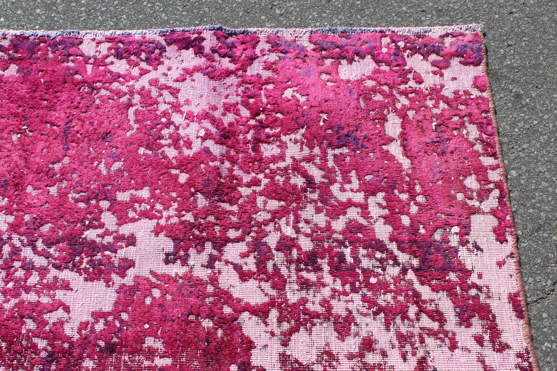Pink Red 6x9 Vintage Rug | Tribal Oriental Persian Rug | Kazak Bohemian Rug | Handmade Rug