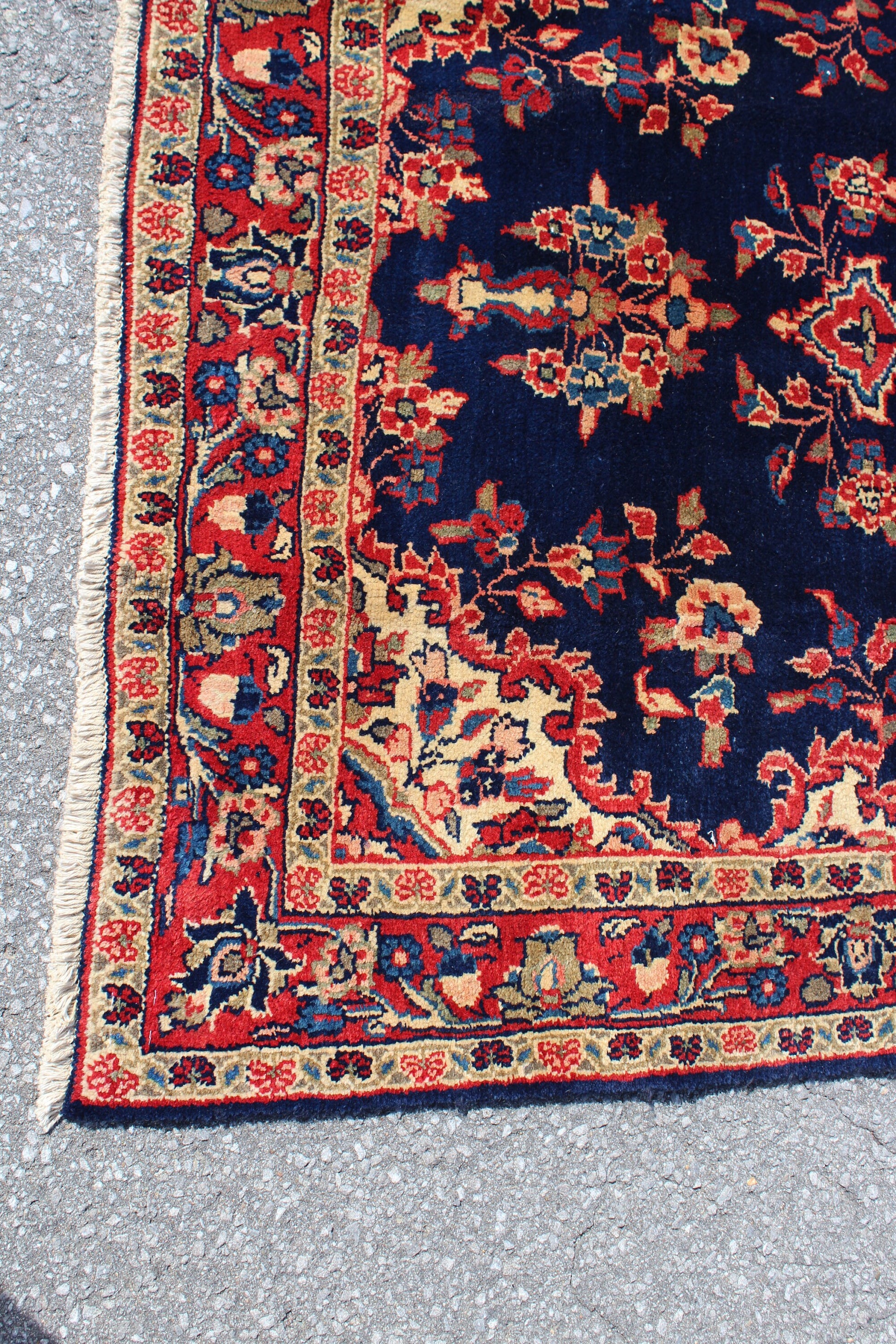 Red 4x7 Vintage Rug | Tribal Oriental Persian Rug | Kazak Bohemian Rug | Handmade Rug